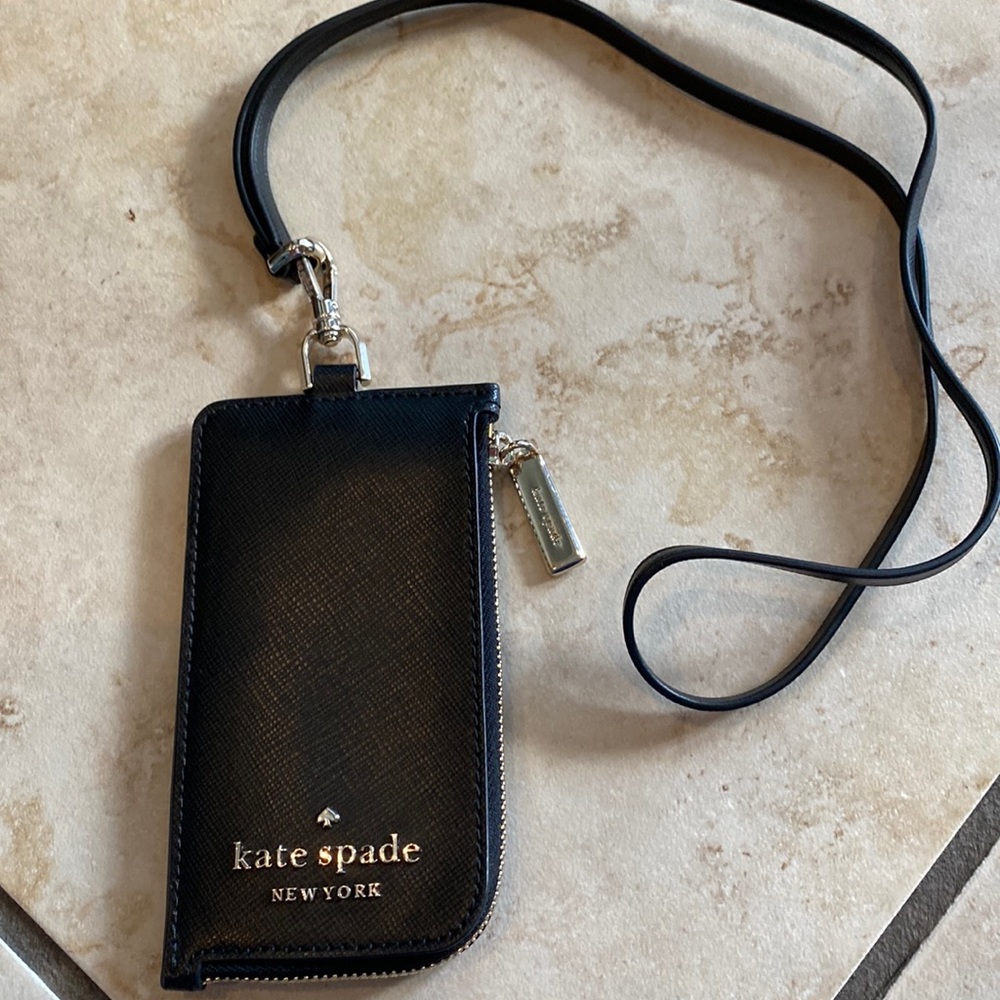 KATE SPADE STACI CARD CASE LANYARD ID WALLET